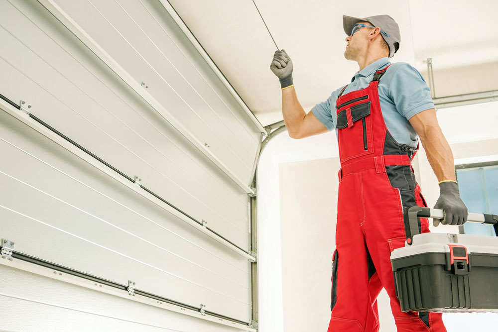 Worker With Door